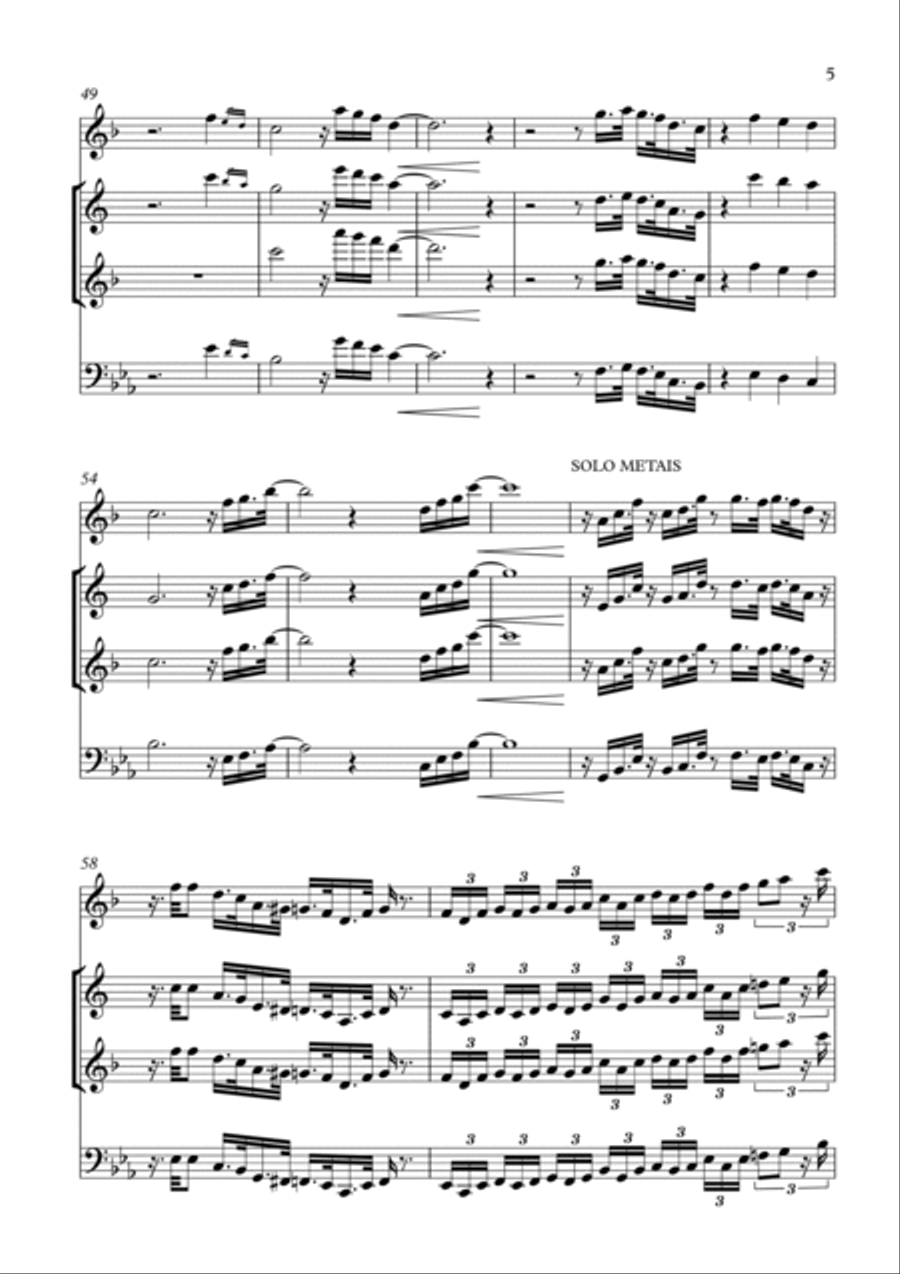 Brighter Day Brighter Day Brass Ensemble scores gallery preview page 5