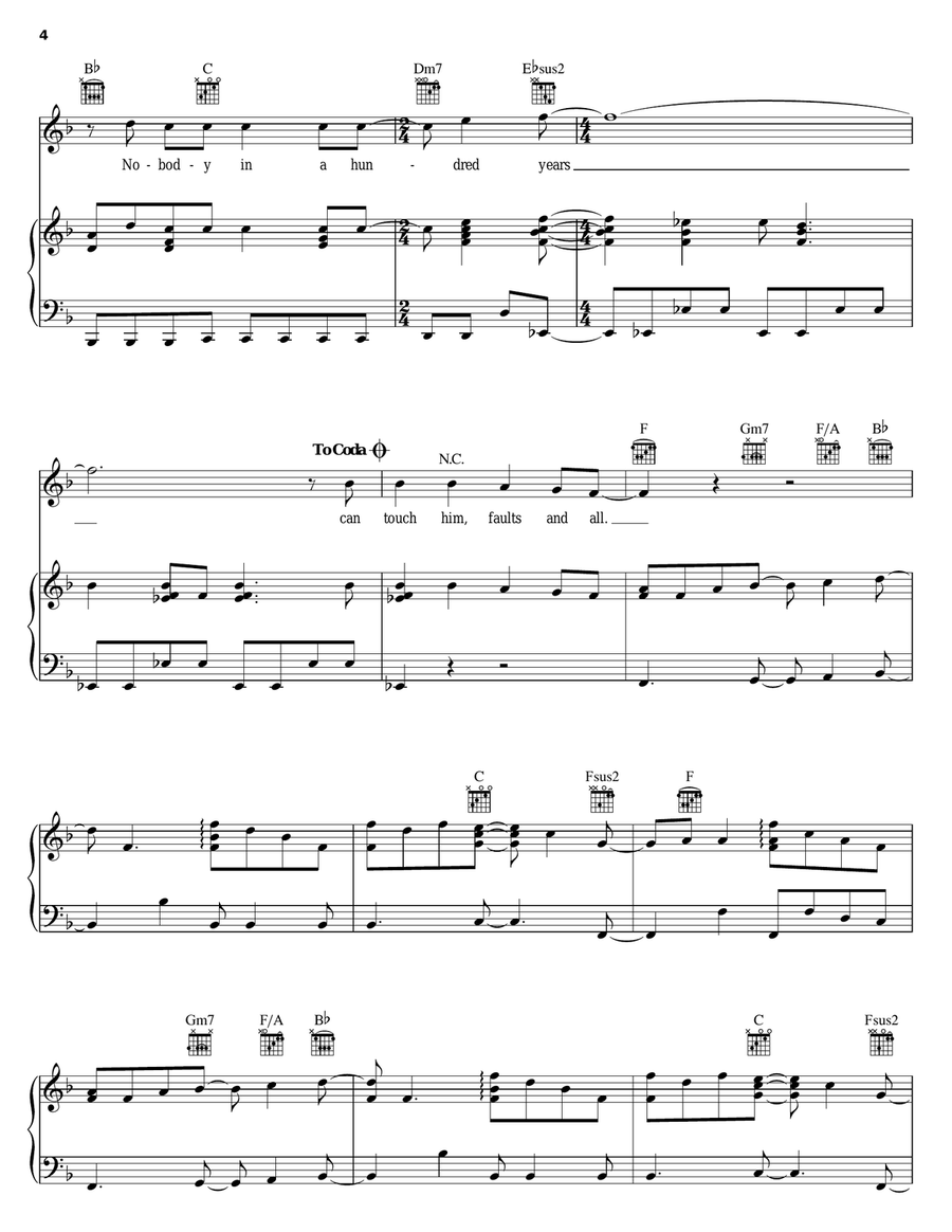 Johnny America Piano, Vocal, Guitar scores gallery preview page 4