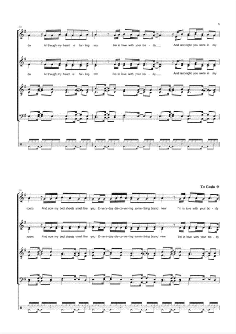 Shape Of You Divisi scores gallery preview page 5