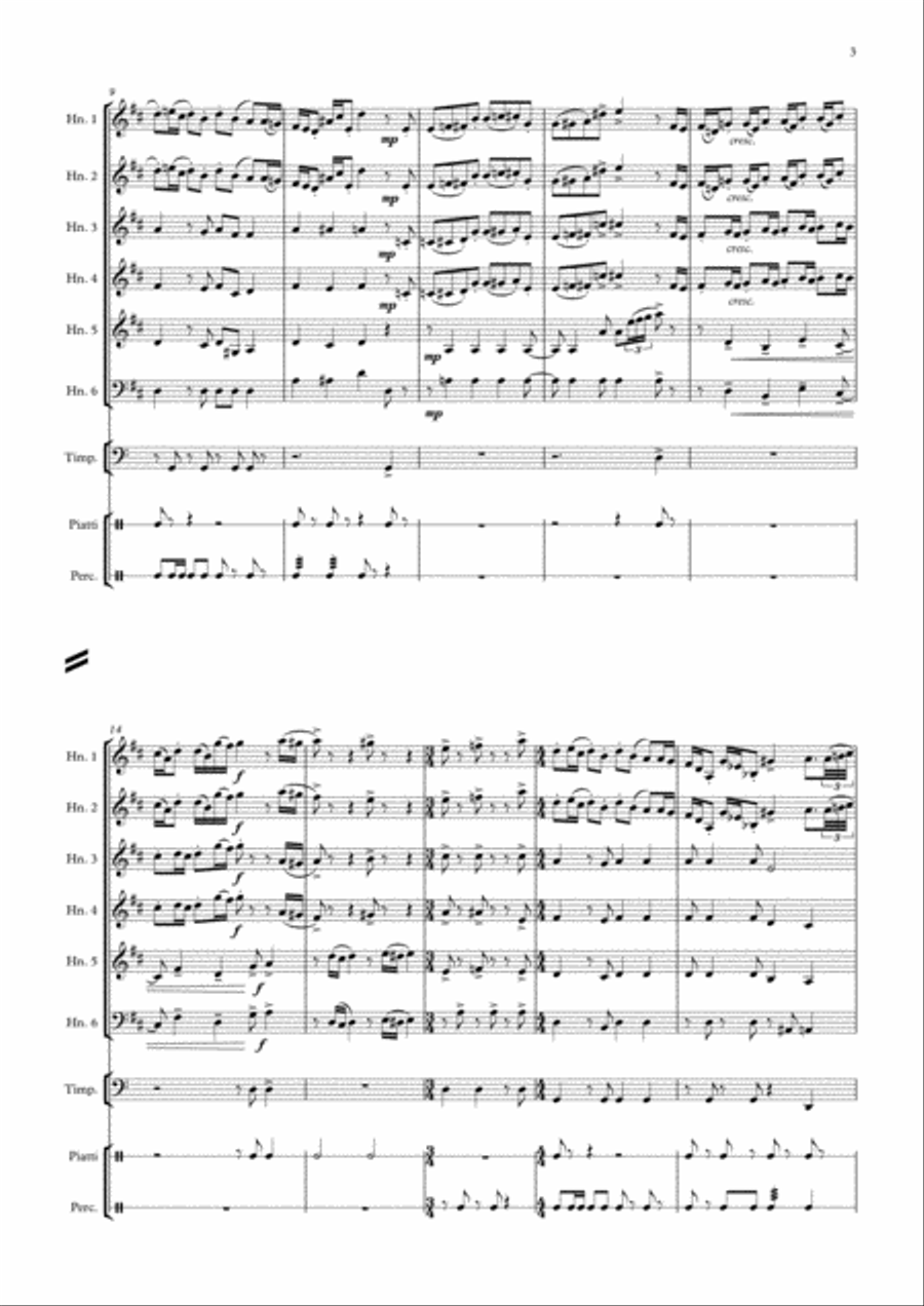 Holiday Flight (from "Home Alone") // French Horn Sextet image number null