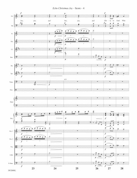 Echo Christmas Joy - Orchestral Score and Parts