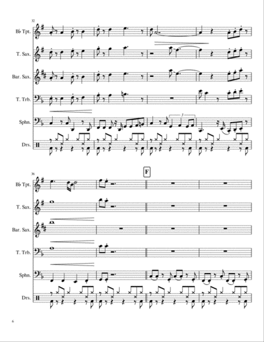 My Girl Small Ensemble scores gallery preview page 6