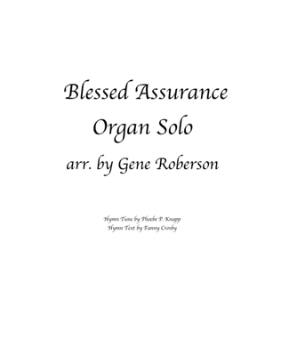 Book cover for Blessed Assurance for Organ