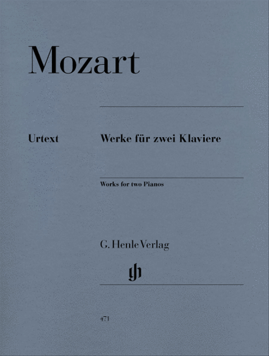 Wolfgang Amadeus Mozart: Works for two Pianos