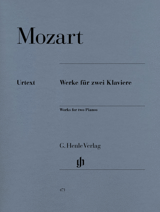 Book cover for Works for Two Pianos