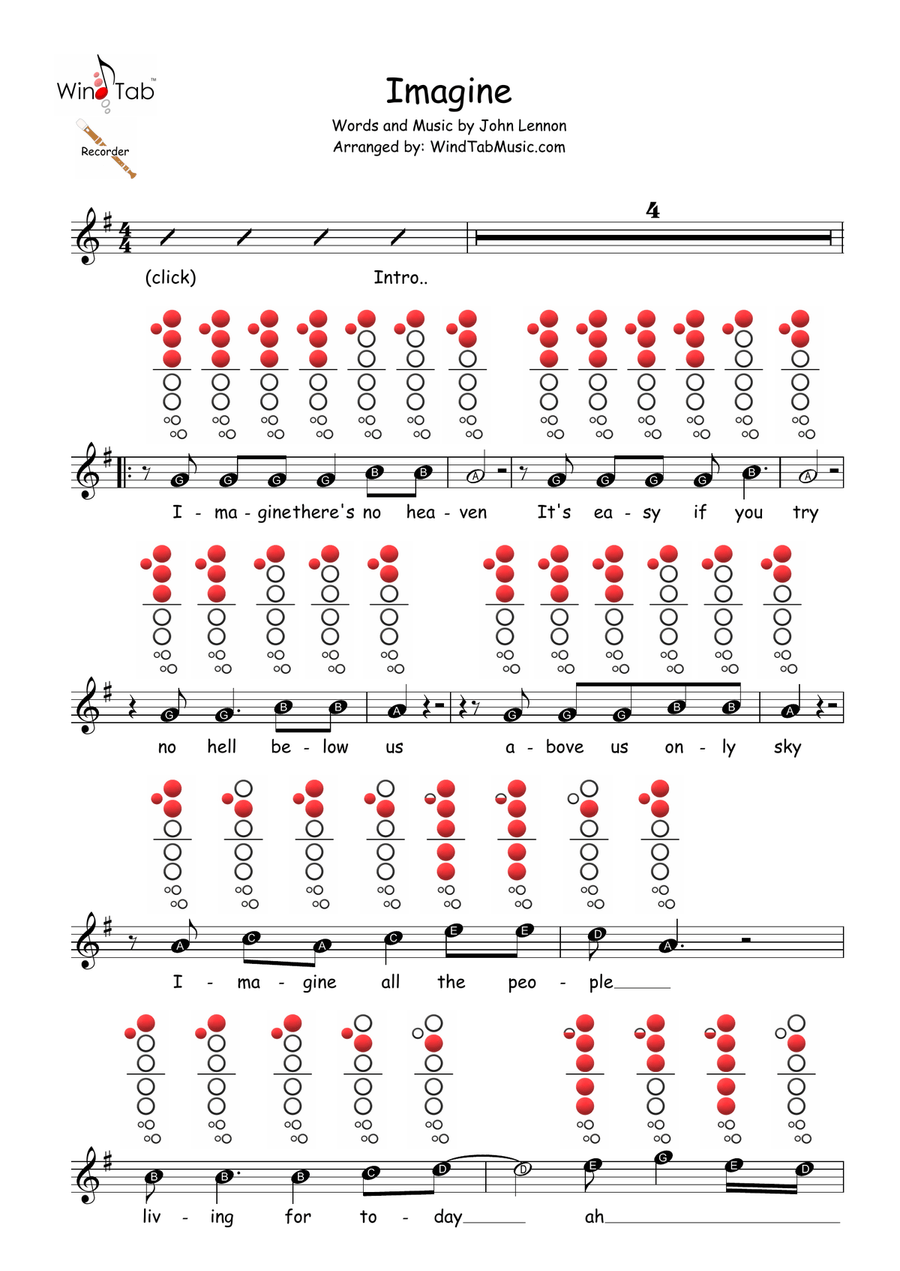 Imagine Imagine Recorder scores gallery preview page 3