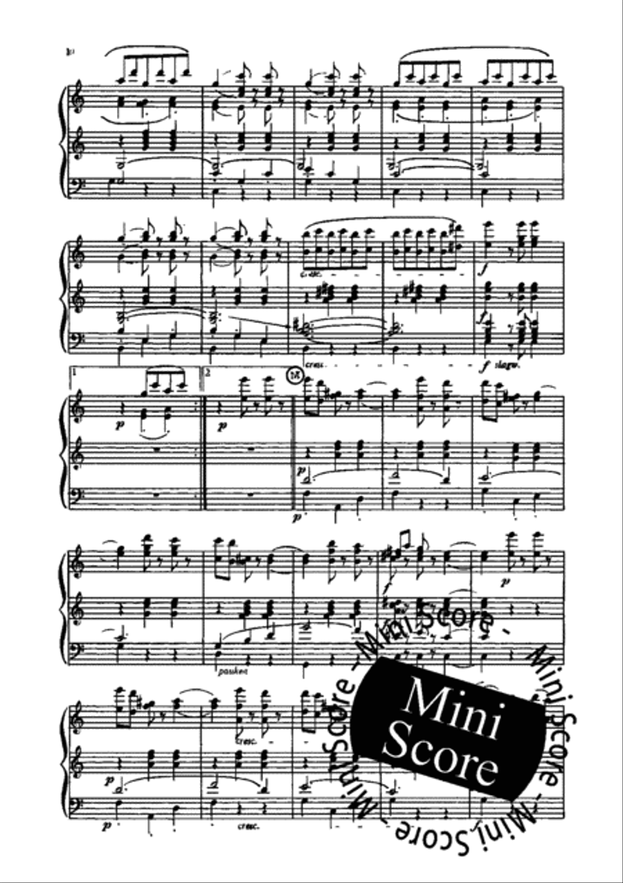 Les Patineurs Concert Band scores gallery preview page 12