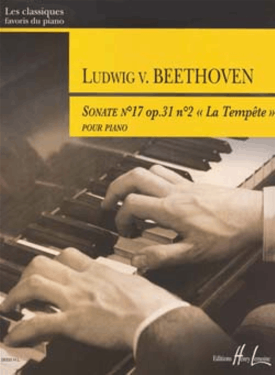 Sonate No. 17 Op. 31 No. 2 en Re min. La Tempete Piano Solo scores gallery preview page 1