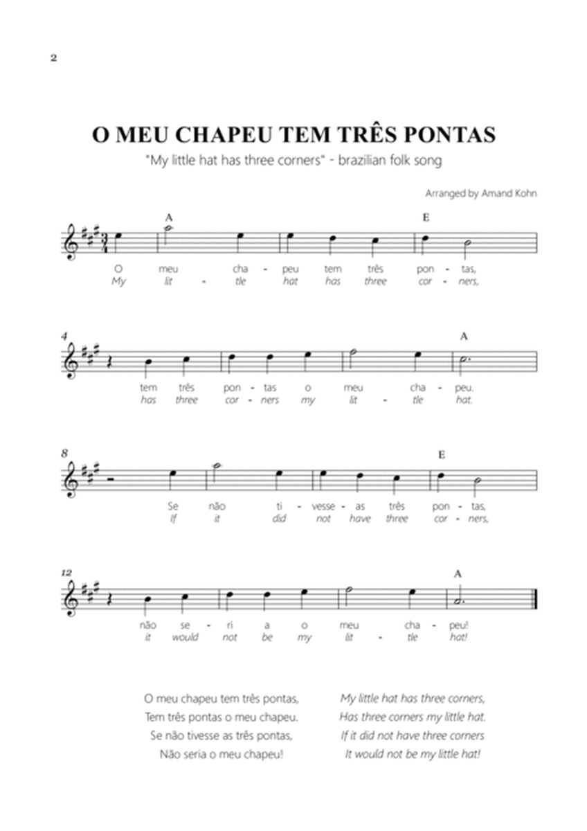 Brazilian Children song (A major) - Vol. 1 image number null