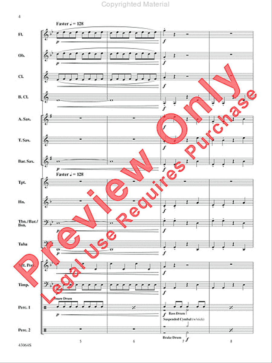 Thor's Hammer Concert Band scores gallery preview page 4