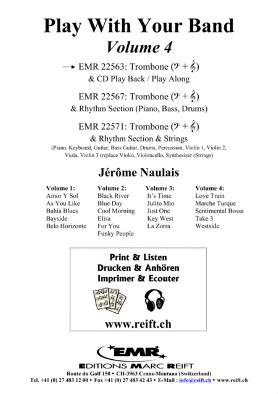 Play With Your Band Volume 4 Trombone scores gallery preview page 2