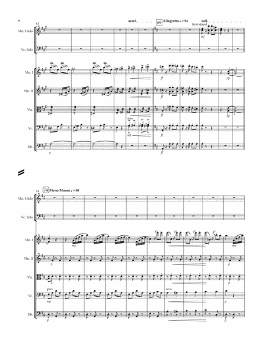 Die Fledermaus Overture (arr. for string orchestra): Score and Parts String Orchestra scores gallery preview page 6
