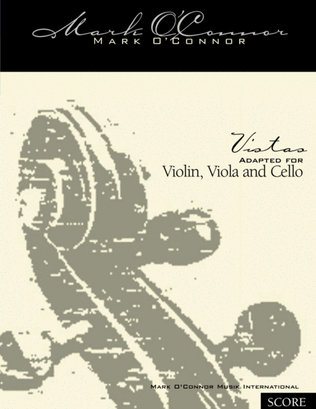Book cover for Vistas (score - vln, vla, cel)