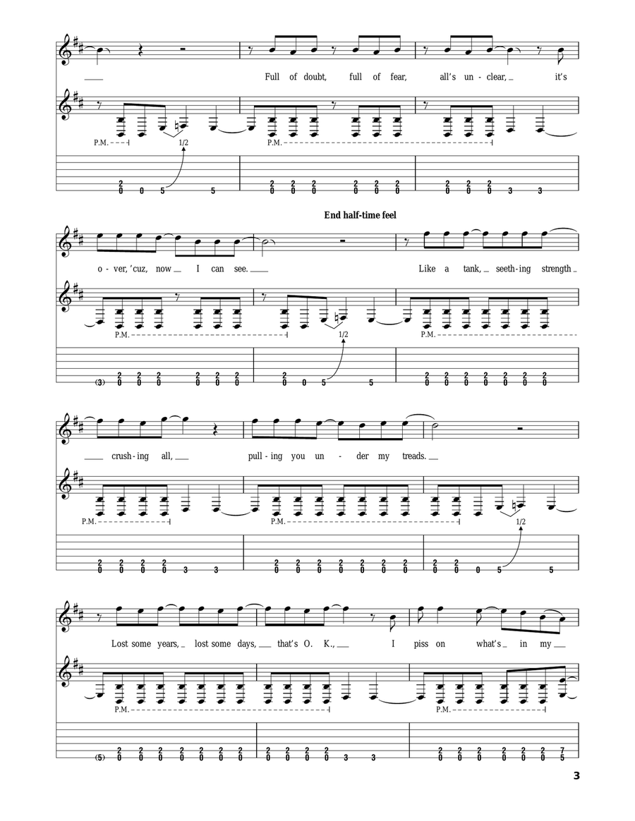 Stronger Than Death Stronger Than Death Acoustic Guitar scores gallery preview page 3