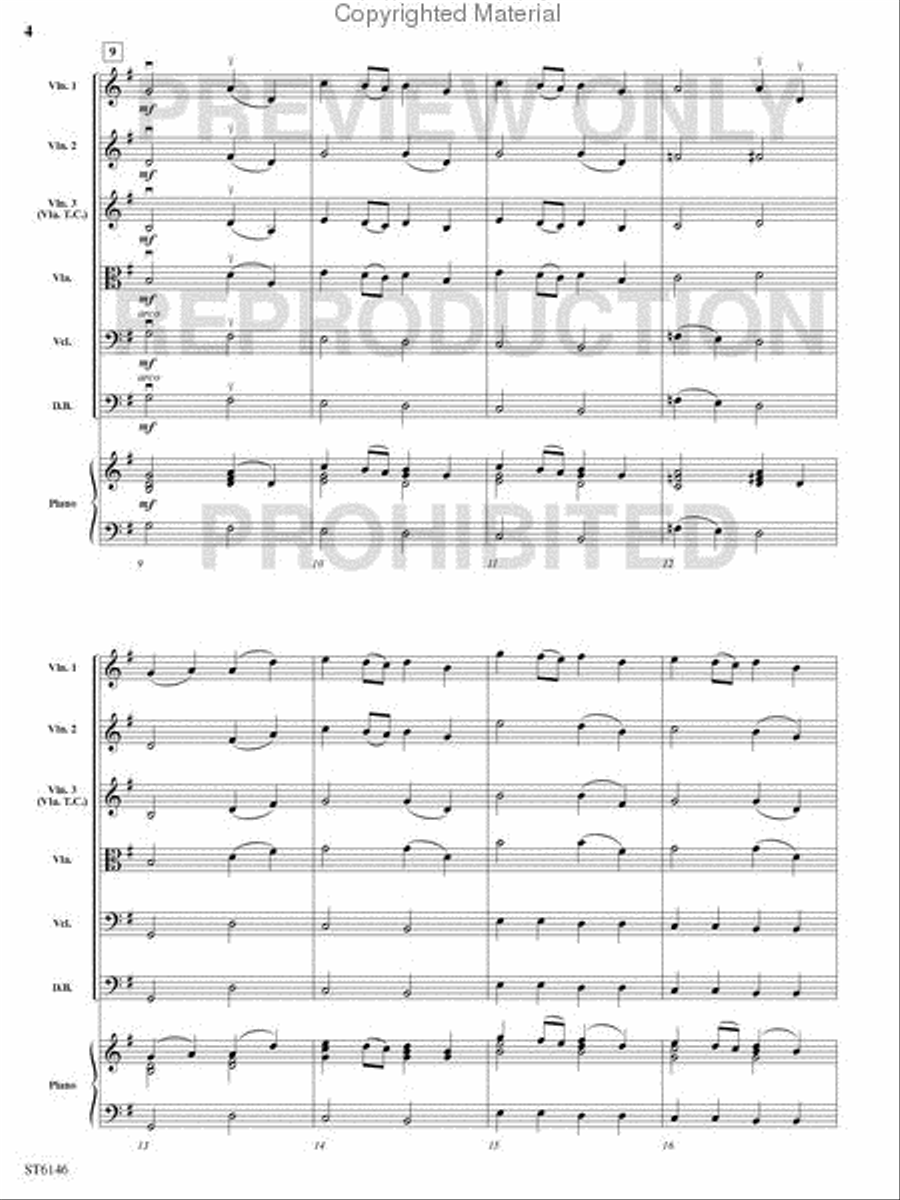 A Soldier's Hymn String Orchestra scores gallery preview page 3