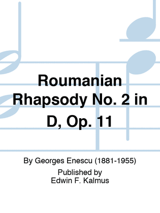 Roumanian Rhapsody No. 2 in D, Op. 11