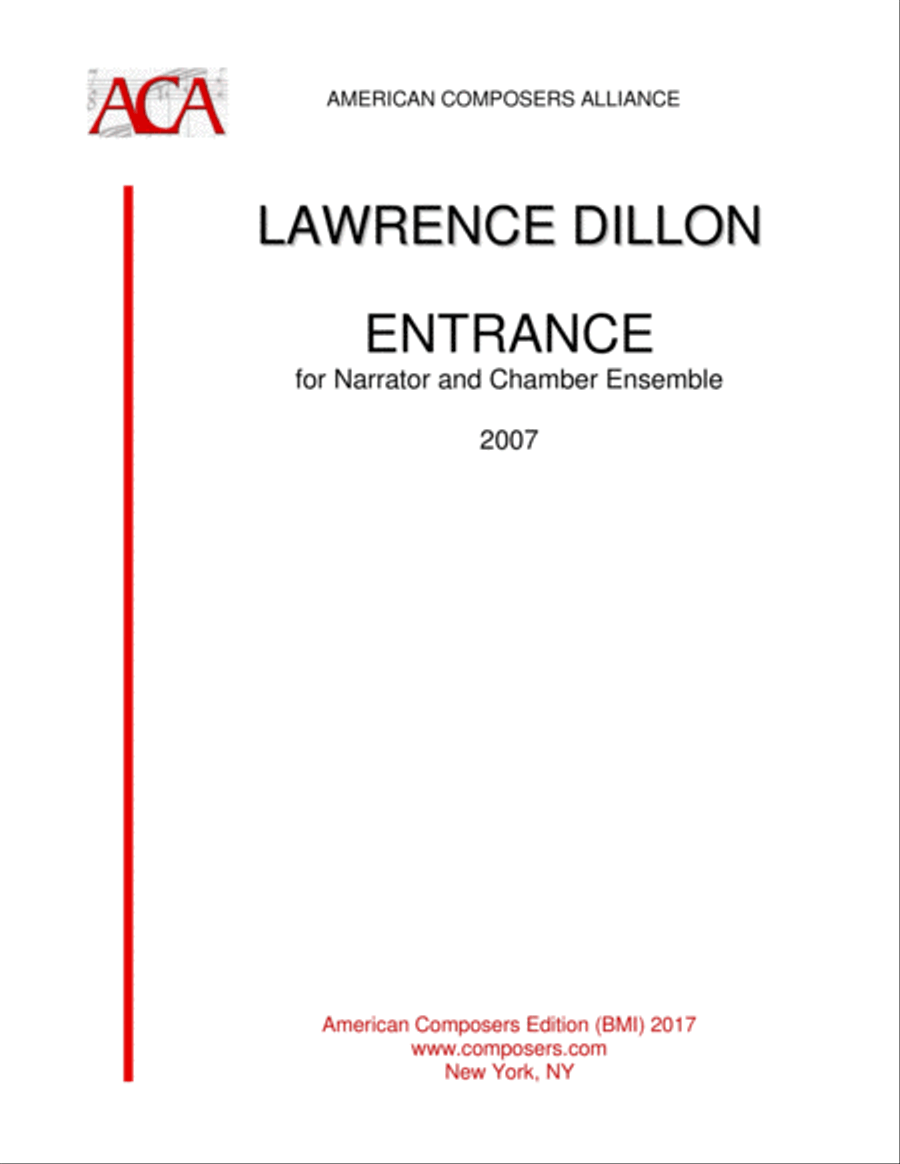 [Dillon] Entrance Small Ensemble scores gallery preview page 1