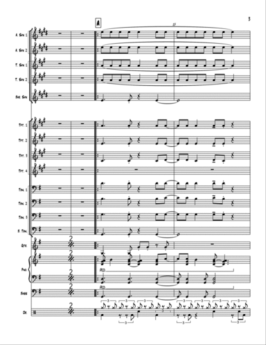 Rosanna Jazz Ensemble scores gallery preview page 3