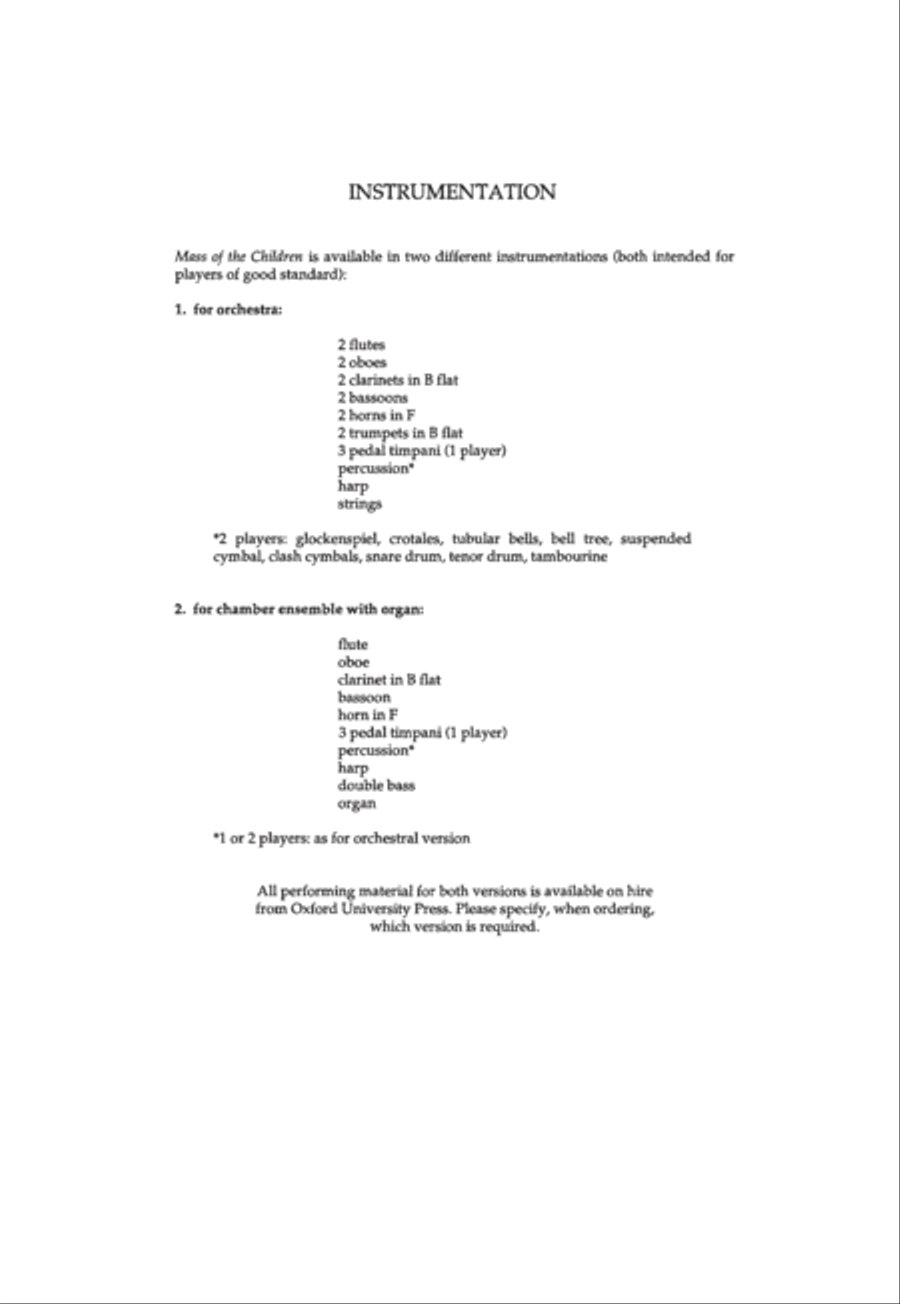 Mass of the Children Mass of the Children Children's Choir scores gallery preview page 4