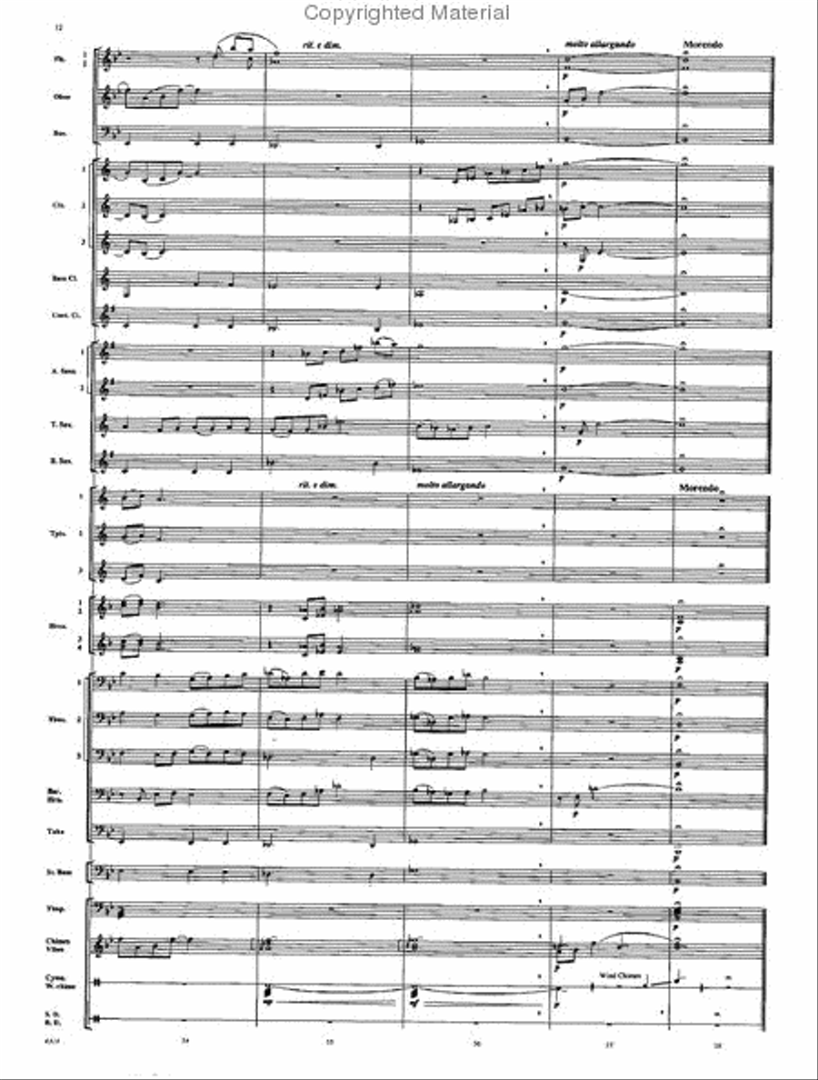 Pastorale Concert Band scores gallery preview page 13