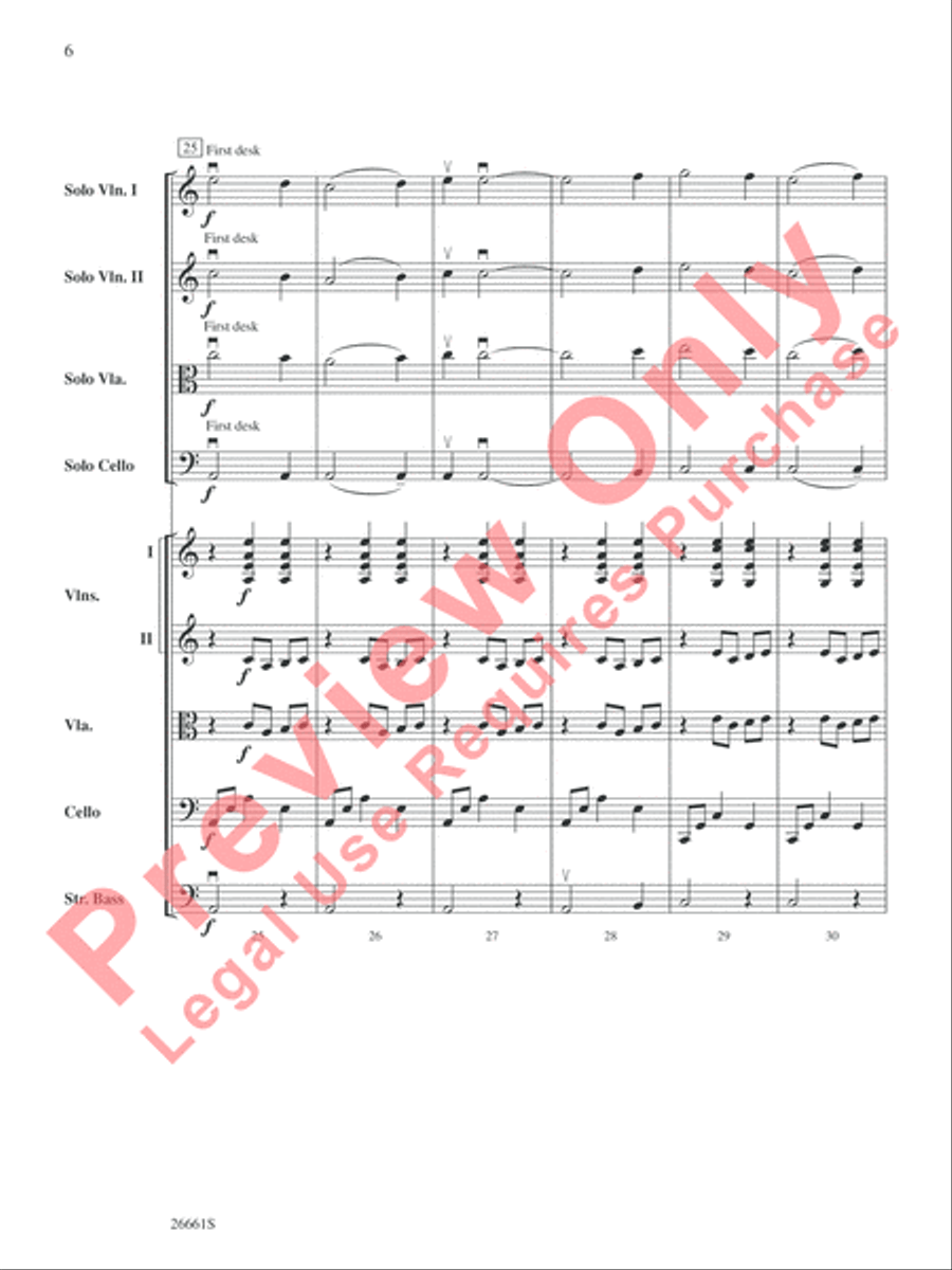 Recuerdos de la Alhambra String Orchestra scores gallery preview page 7