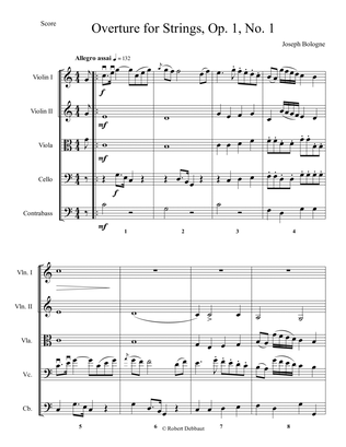 Overture for Strings No. 1 - Score Only