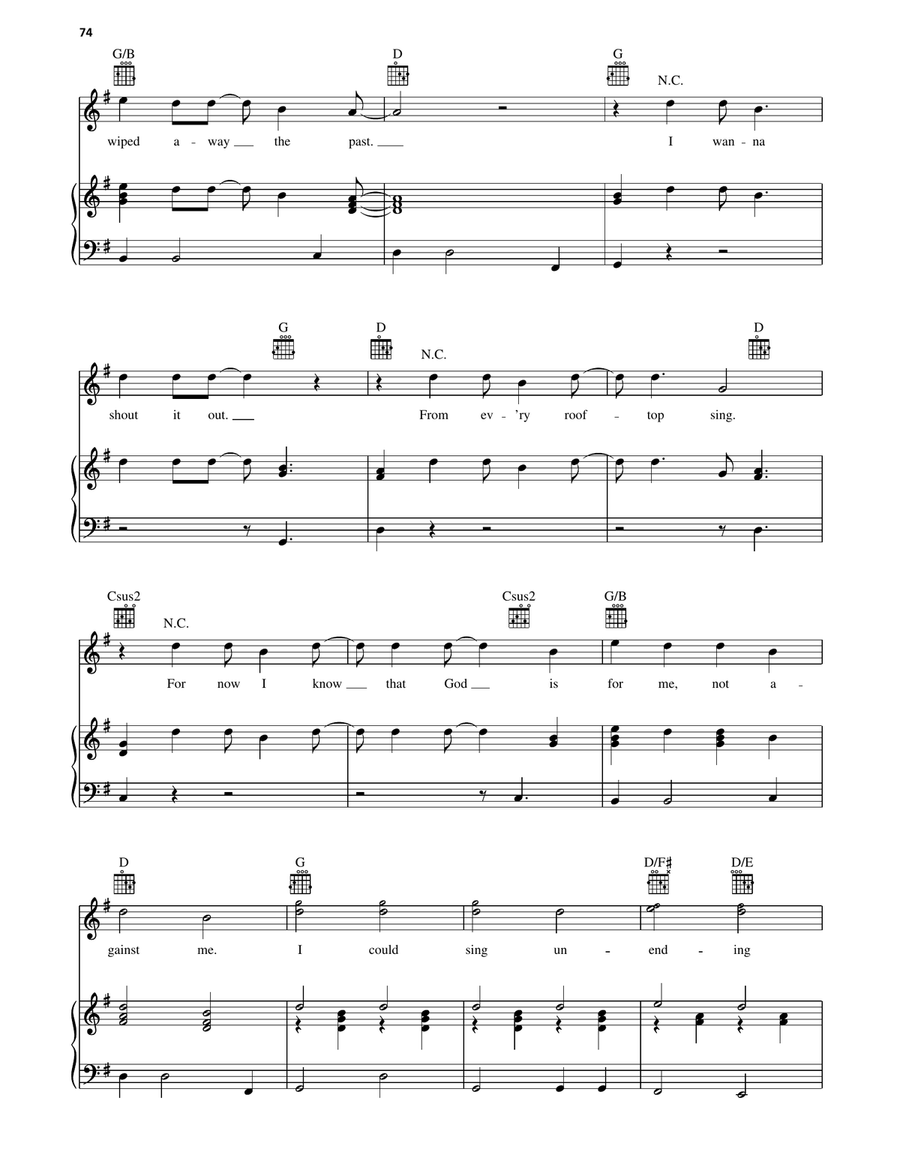 The Happy Song The Happy Song Piano, Vocal, Guitar scores gallery preview page 3