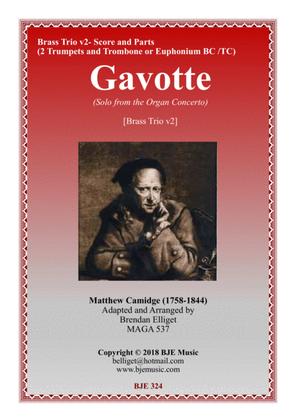 Gavotte (Solo from the Organ Concerto) - Brass Trio v2
