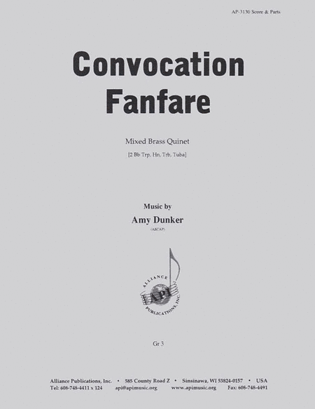 Convocation Fanfare - Br 5
