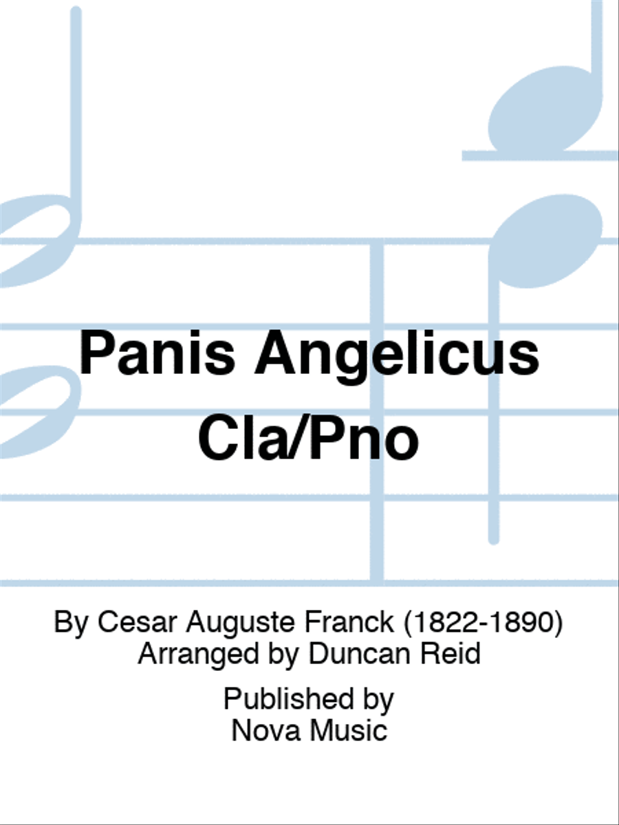 Panis Angelicus Cla/Pno Clarinet Solo scores gallery preview page 1
