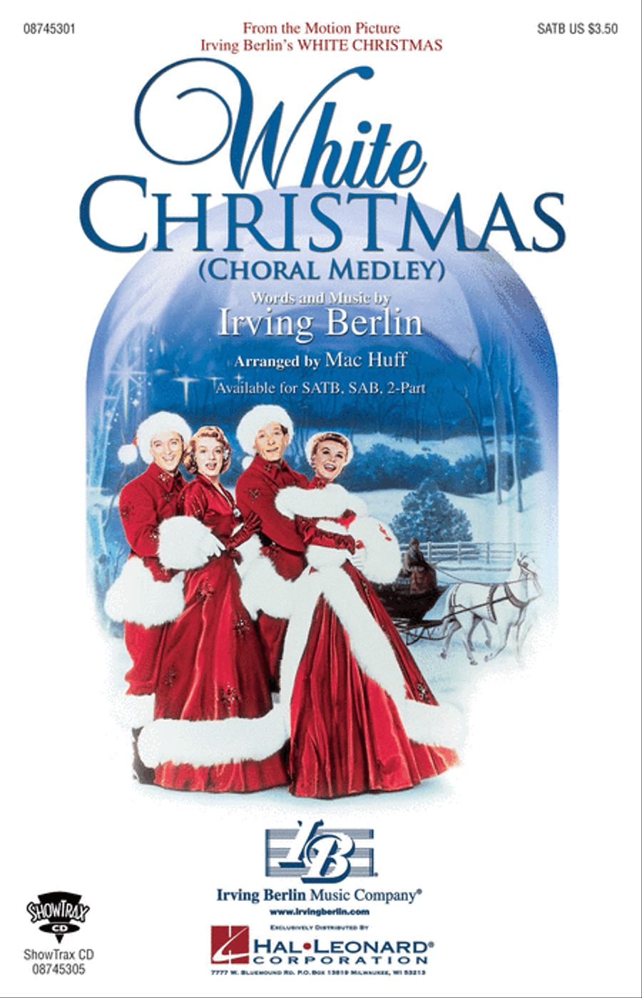 White Christmas (Choral Medley) 4-Part scores gallery preview page 1