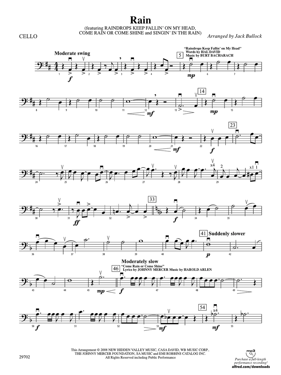 Rain: Cello