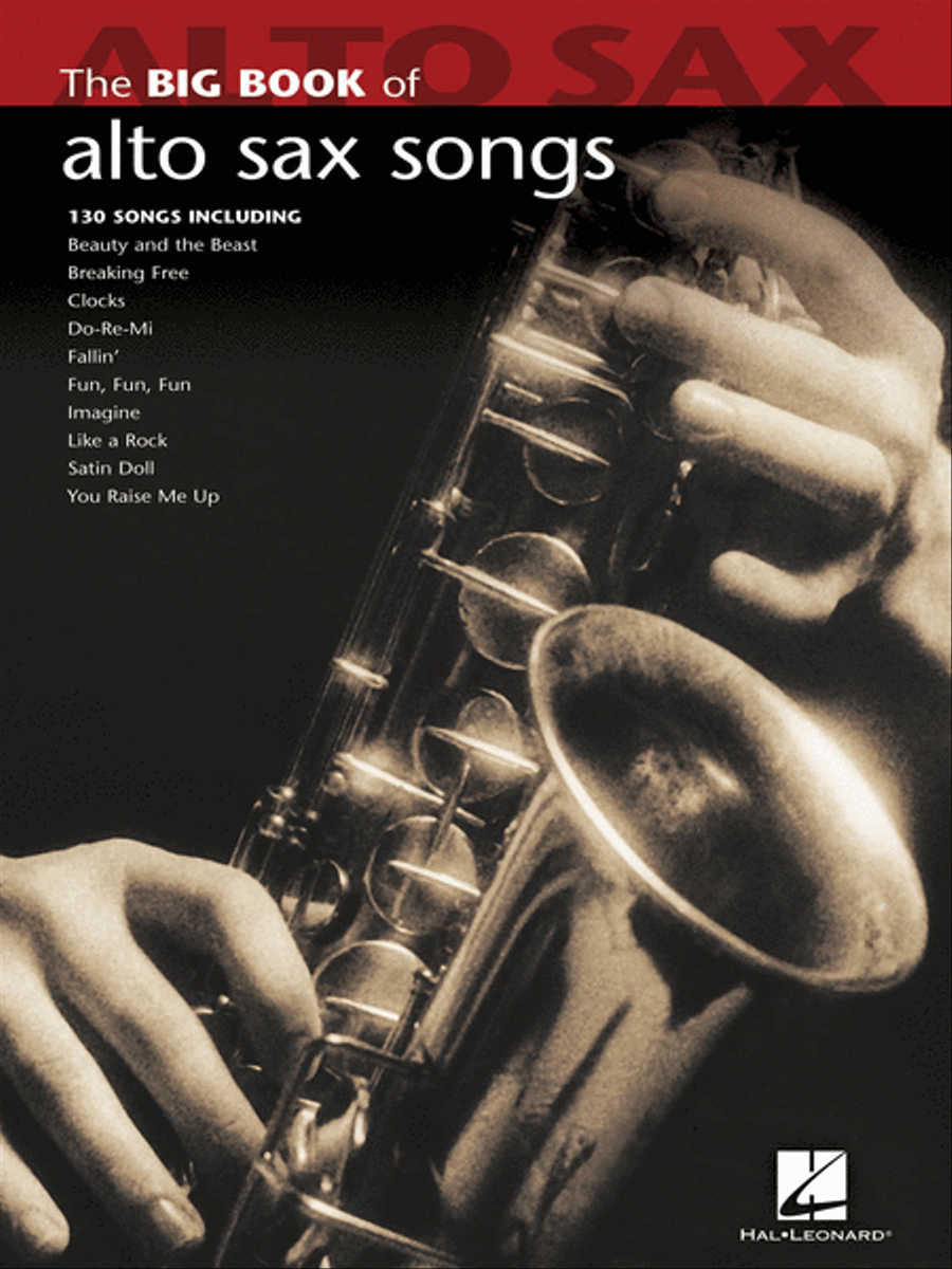 Big Book of Alto Sax Songs Alto Saxophone scores gallery preview page 1