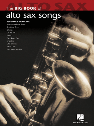 Book cover for Big Book of Alto Sax Songs