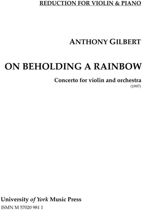 On Beholding A Rainbow