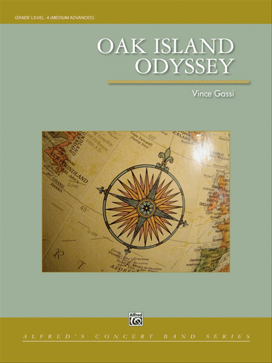 Oak Island Odyssey Oak Island Odyssey Concert Band scores gallery preview page 1