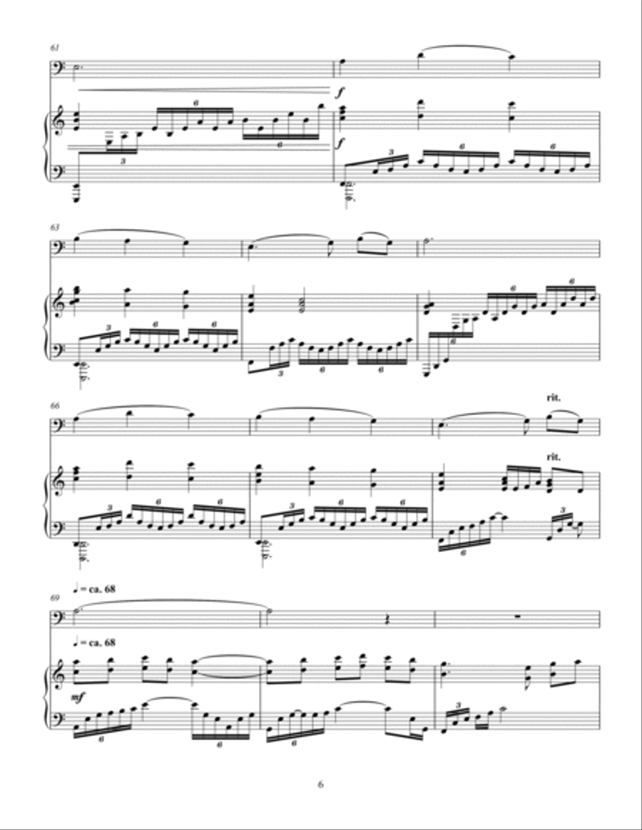 Korean Folk Song - Eommaya, Nunaya (Dear Mom, Dear Sister) Brass Duet scores gallery preview page 6