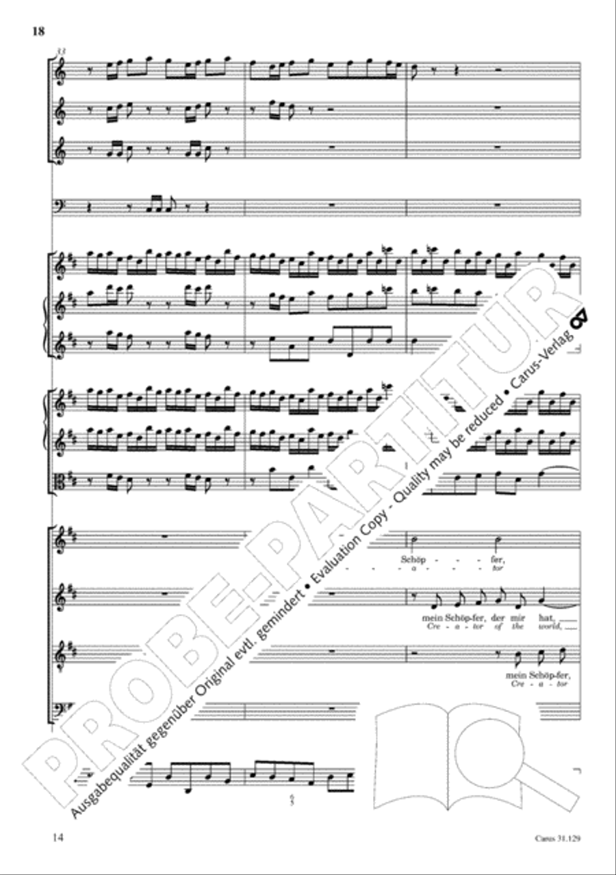 The Complete Sacred Vocal Works (Das geistliche Vokalwerk) Voice scores gallery preview page 19