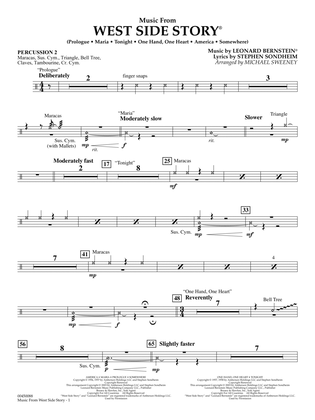 Music from West Side Story (arr. Michael Sweeney) - Percussion 2