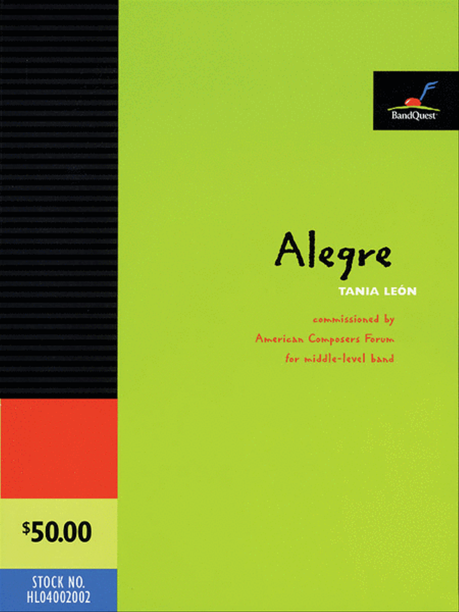 Alegre Alegre Concert Band scores gallery preview page 1