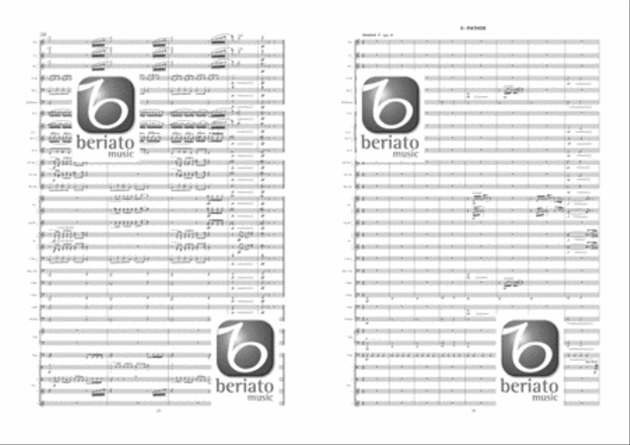 Symphony No. 2: States Of Mind, Opus 87 Concert Band scores gallery preview page 16