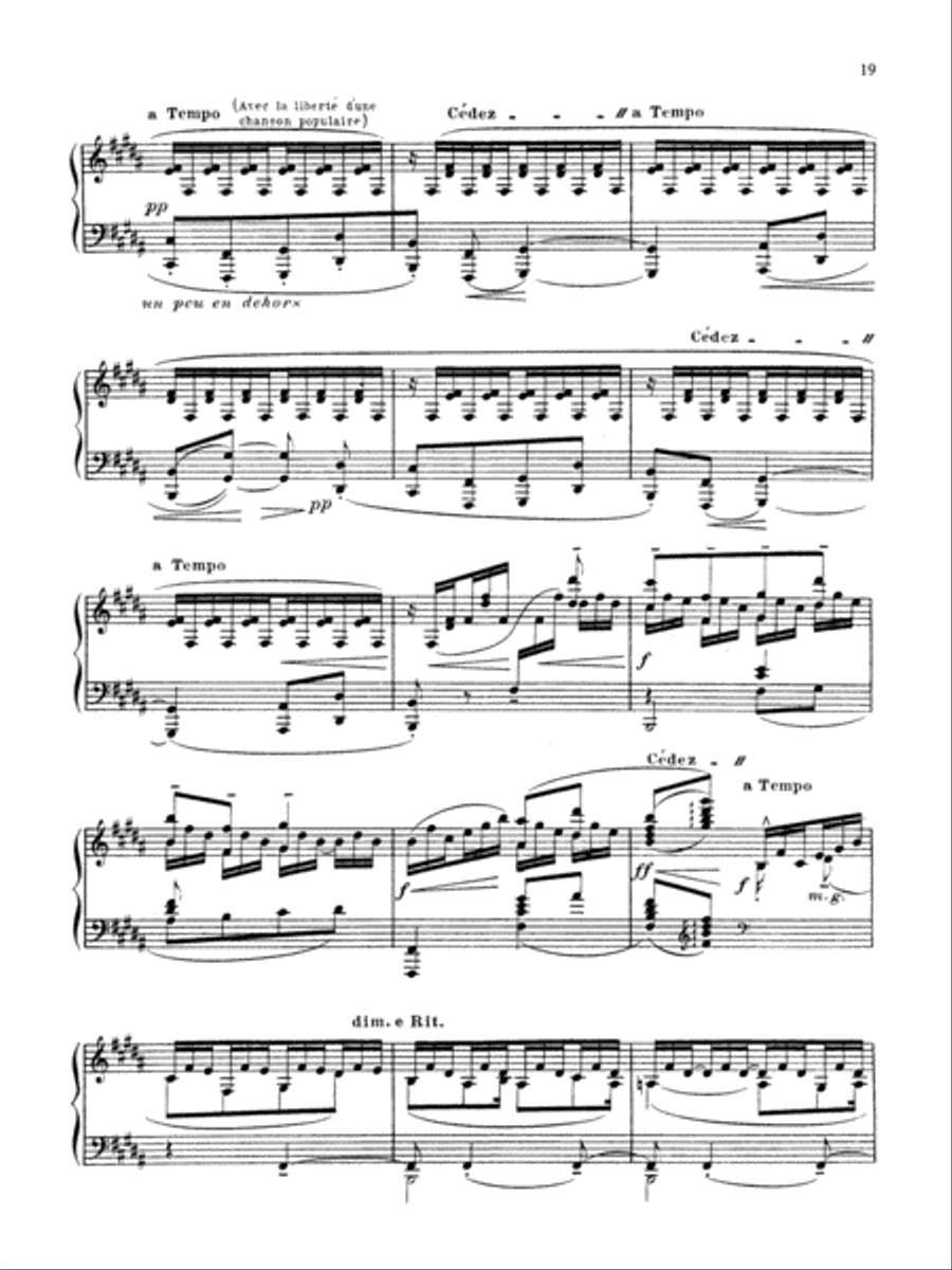 Debussy: Prelude - Book I, No. 5 Piano Solo scores gallery preview page 3