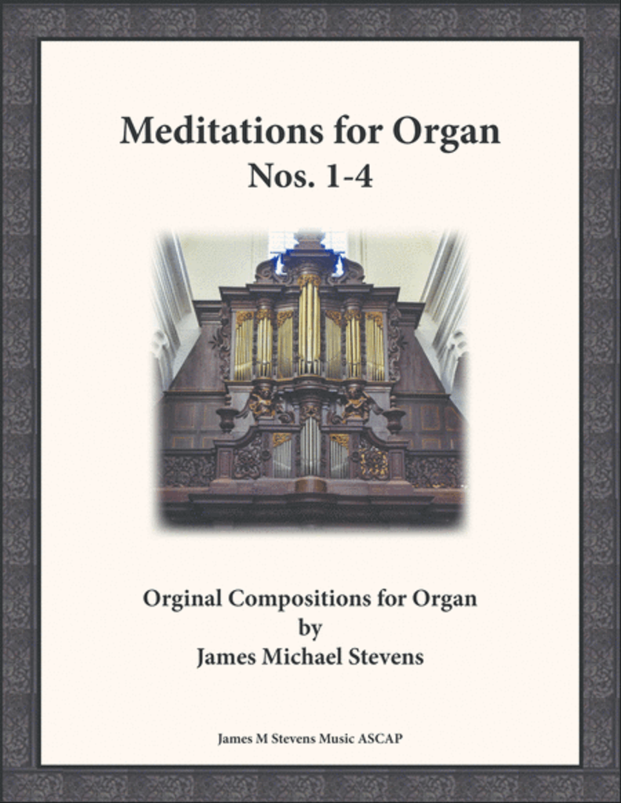 Meditations for Organ, Nos. 1-4 Organ Solo scores gallery preview page 1
