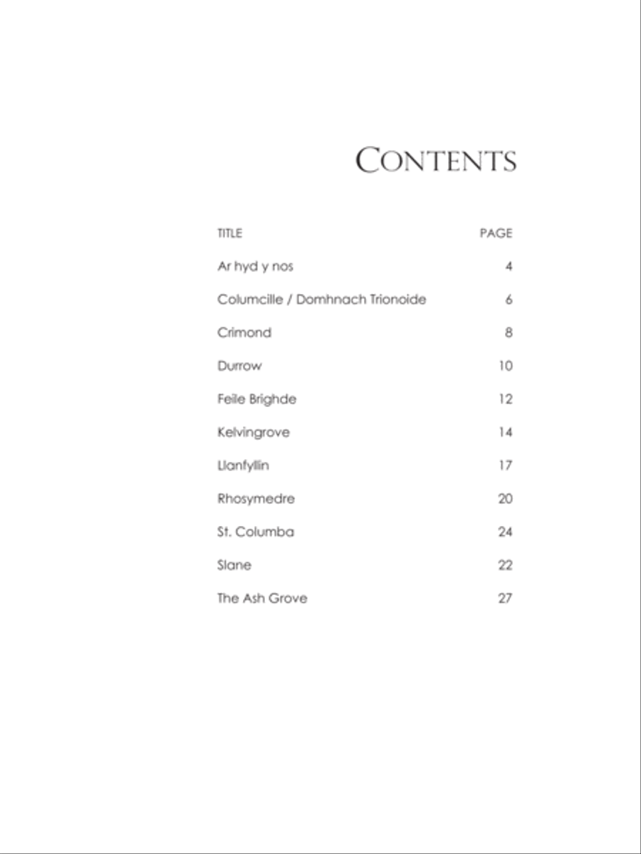 Celtic Collection: 12 Piano Meditations on Celtic Melodies Piano Solo scores gallery preview page 2