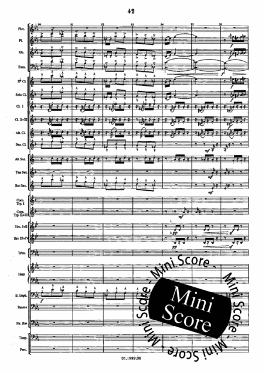 Carmen Suite No. I Carmen Suite No. I Concert Band scores gallery preview page 46