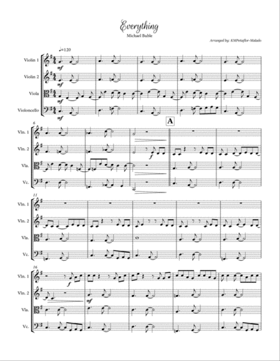 Everything Everything Small Ensemble scores gallery preview page 1