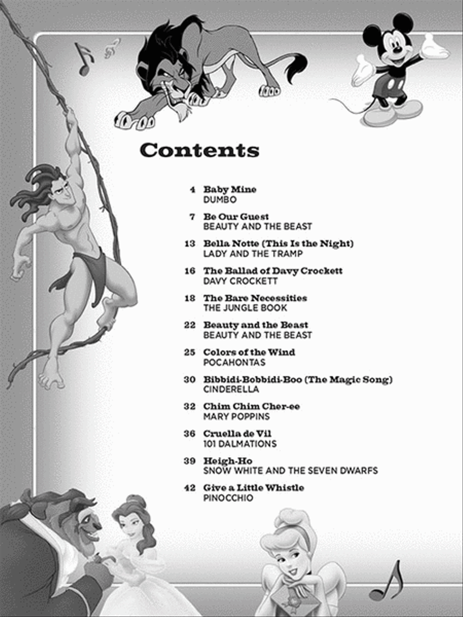 Disney Songs for Banjo Banjo scores gallery preview page 2