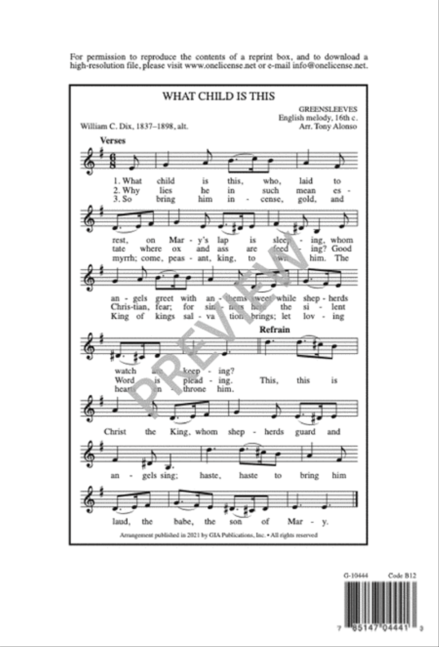What Child Is This What Child Is This 3-Part scores gallery preview page 11