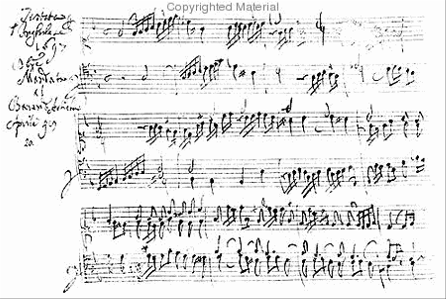 Keyboard works - Parts I & 2 + CD. Autograph MS, 1702. Harpsichord scores gallery preview page 2