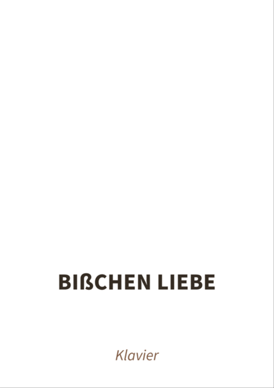 Schenk mir doch ein kleines bisschen Liebe Piano scores gallery preview page 2